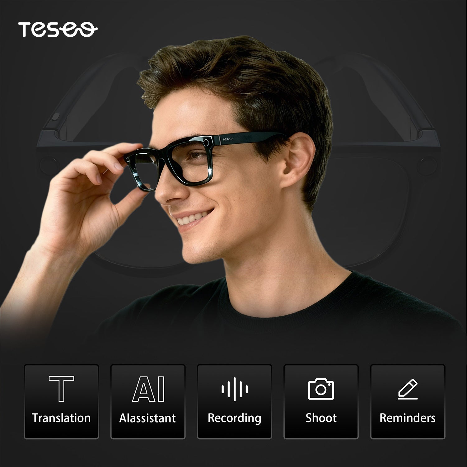T1 Smart Glasses: AI-Powered, Next-Level Experience